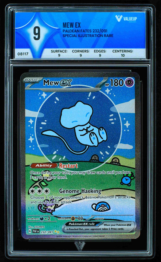 08117 MEW EX Grading Card