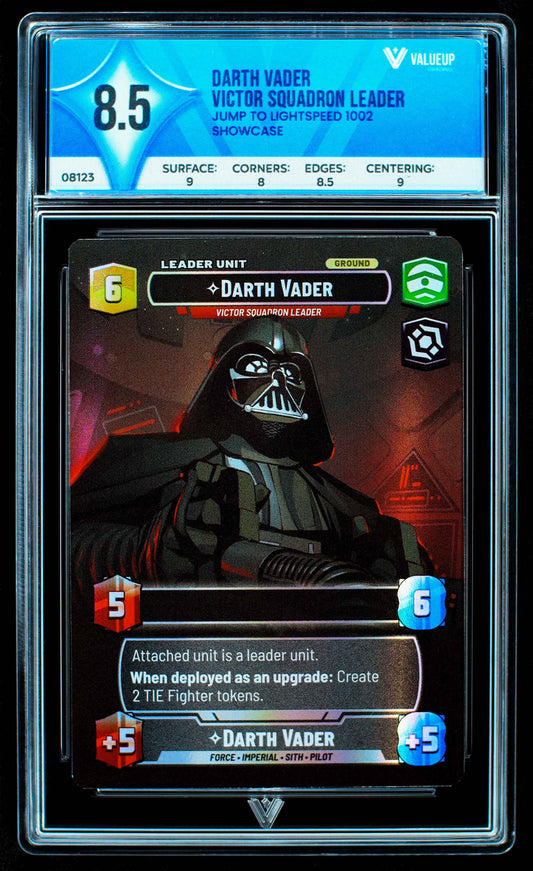 08123 DARTH VADER - VICTOR SQUADRON LEADER Grading Card