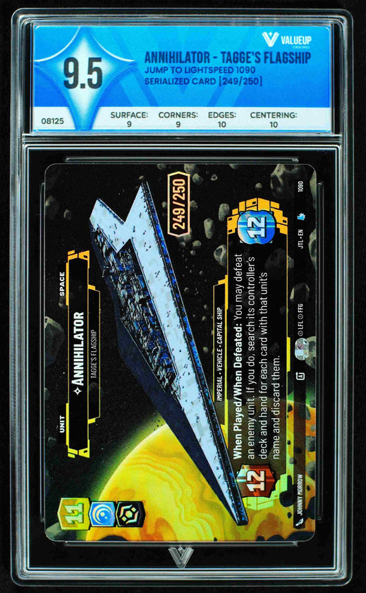 08125 ANNIHILATOR - TAGGE'S FLAGSHIP Grading Card