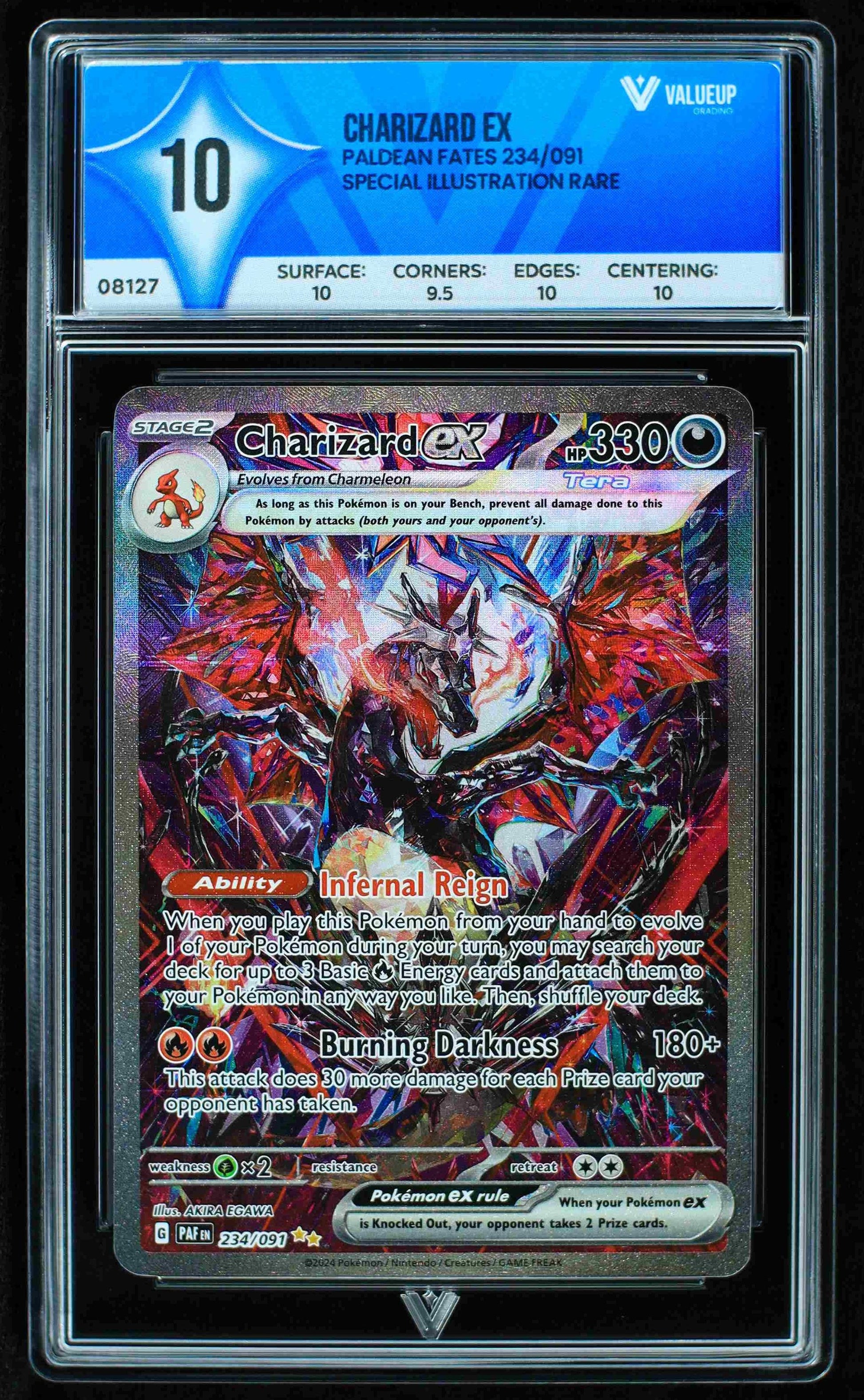 08127 CHARIZARD EX Grading Card