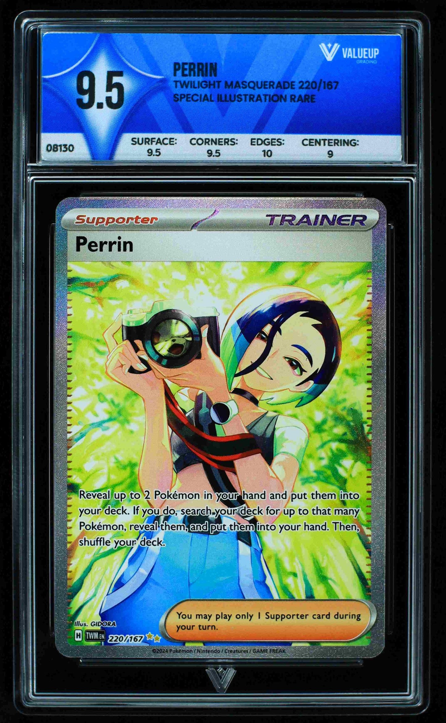 08130 PERRIN Grading Card