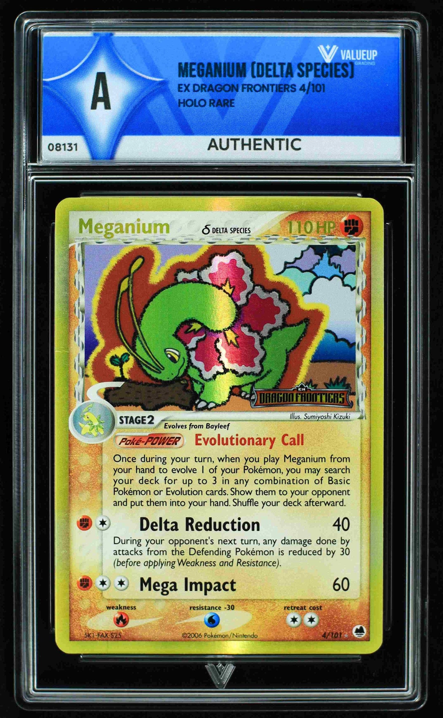 08131 MEGANIUM (DELTA SPECIES) Grading Card