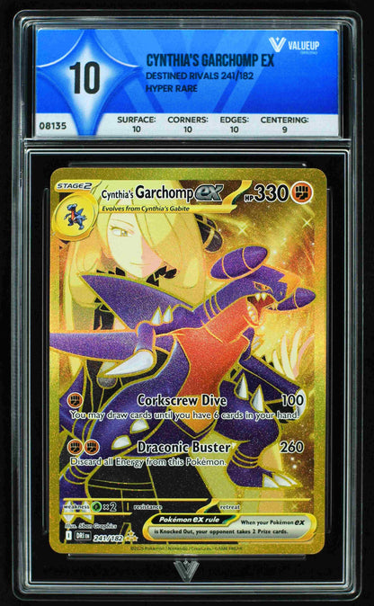 08135 CYNTHIA'S GARCHOMP EX Grading Card