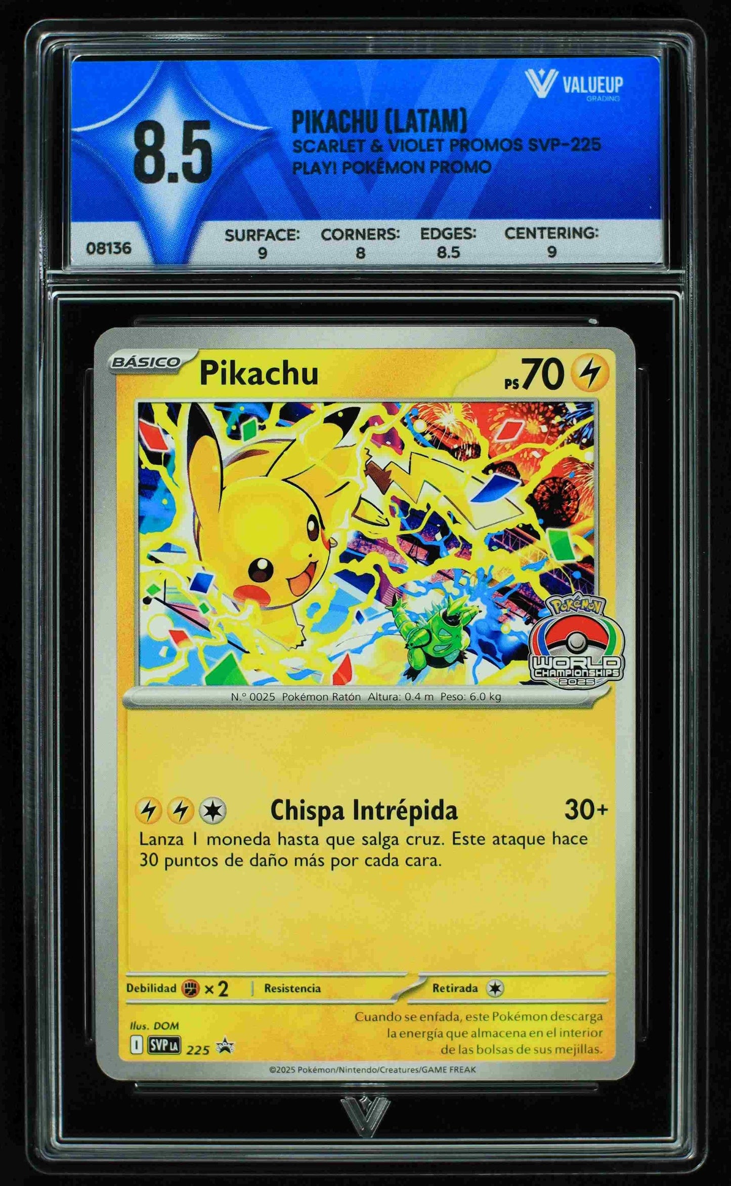 08136 PIKACHU (LATAM) Grading Card