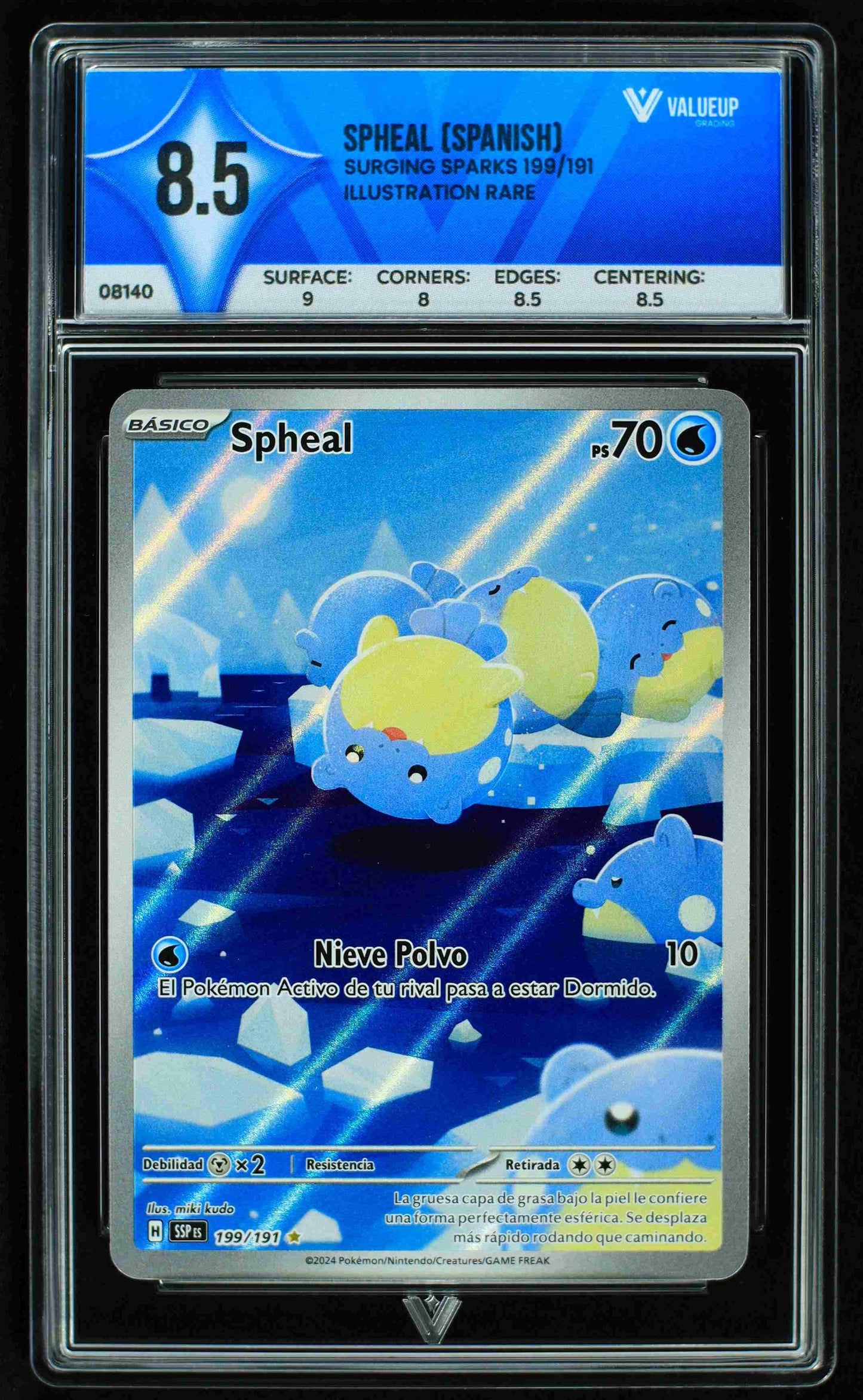 08140 SPHEAL (SPANISH) Grading Card