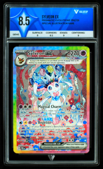 08145 SYLVEON EX Grading Card