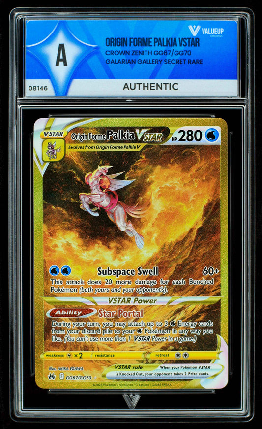 08146 ORIGIN FORME PALKIA VSTAR Grading Card