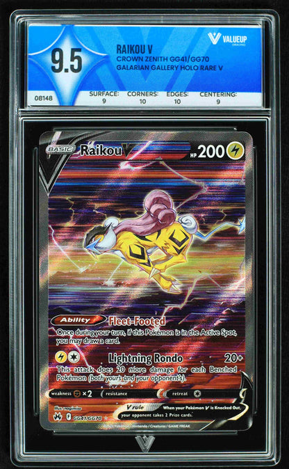 08148 RAIKOU V Grading Card