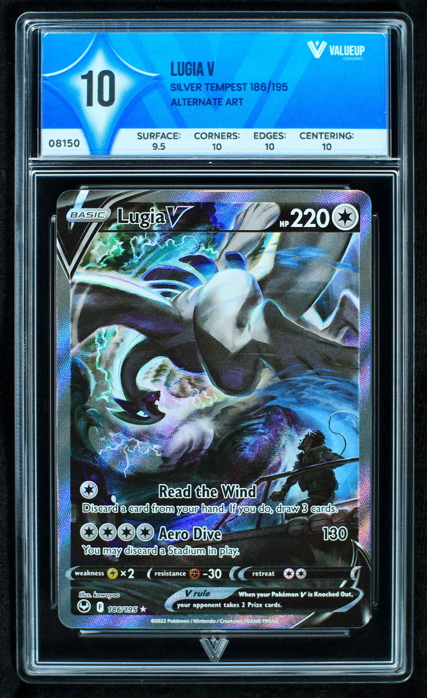 08150 LUGIA V Grading Card
