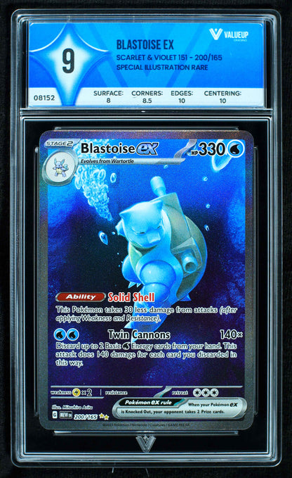 08152 BLASTOISE EX Grading Card
