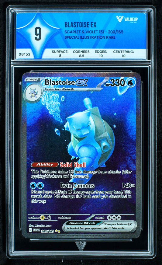 08152 BLASTOISE EX Grading Card