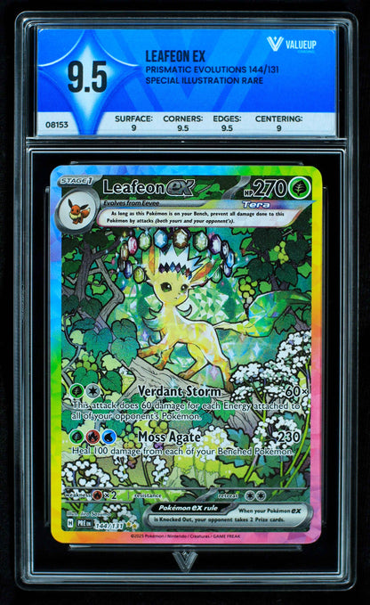 08153 LAEFEON EX Grading Card