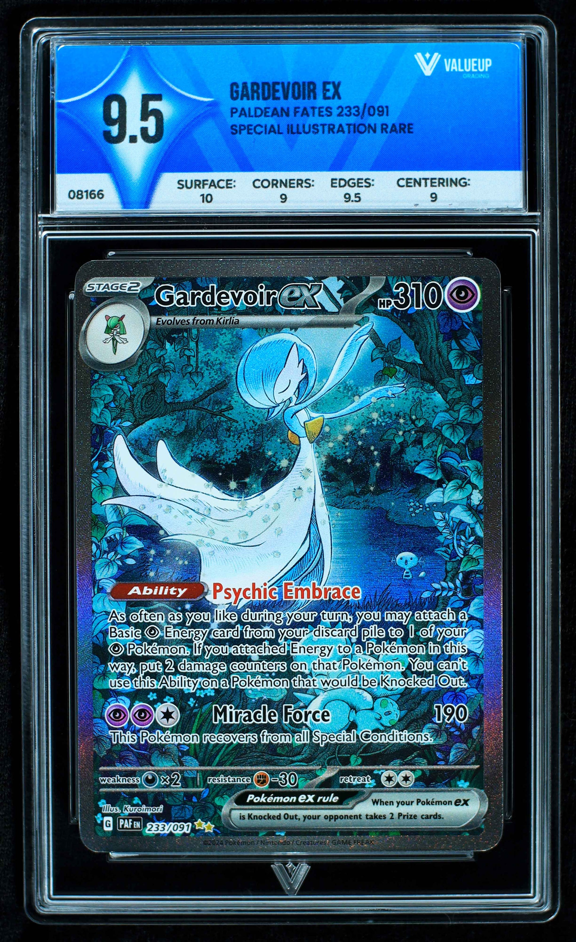 08166 GARDEVOIR EX Grading Card