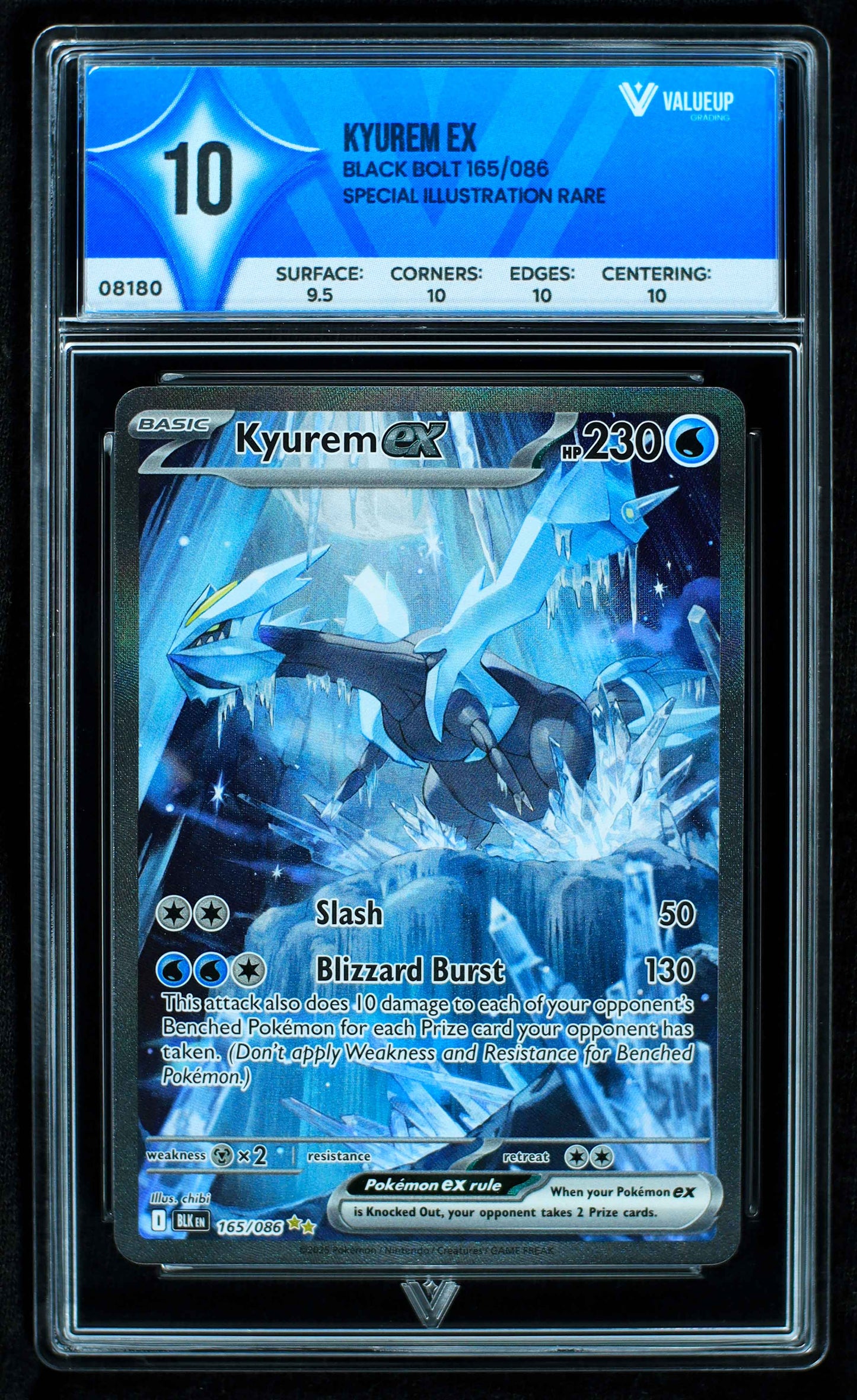 08180 KYUREM EX Grading Card