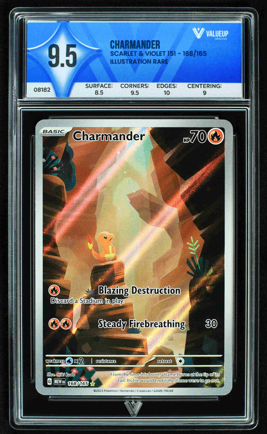 08182 CHARMANDER Grading Card