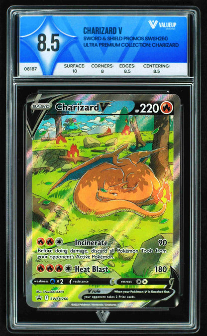 08187 CHARIZARD V Grading Card