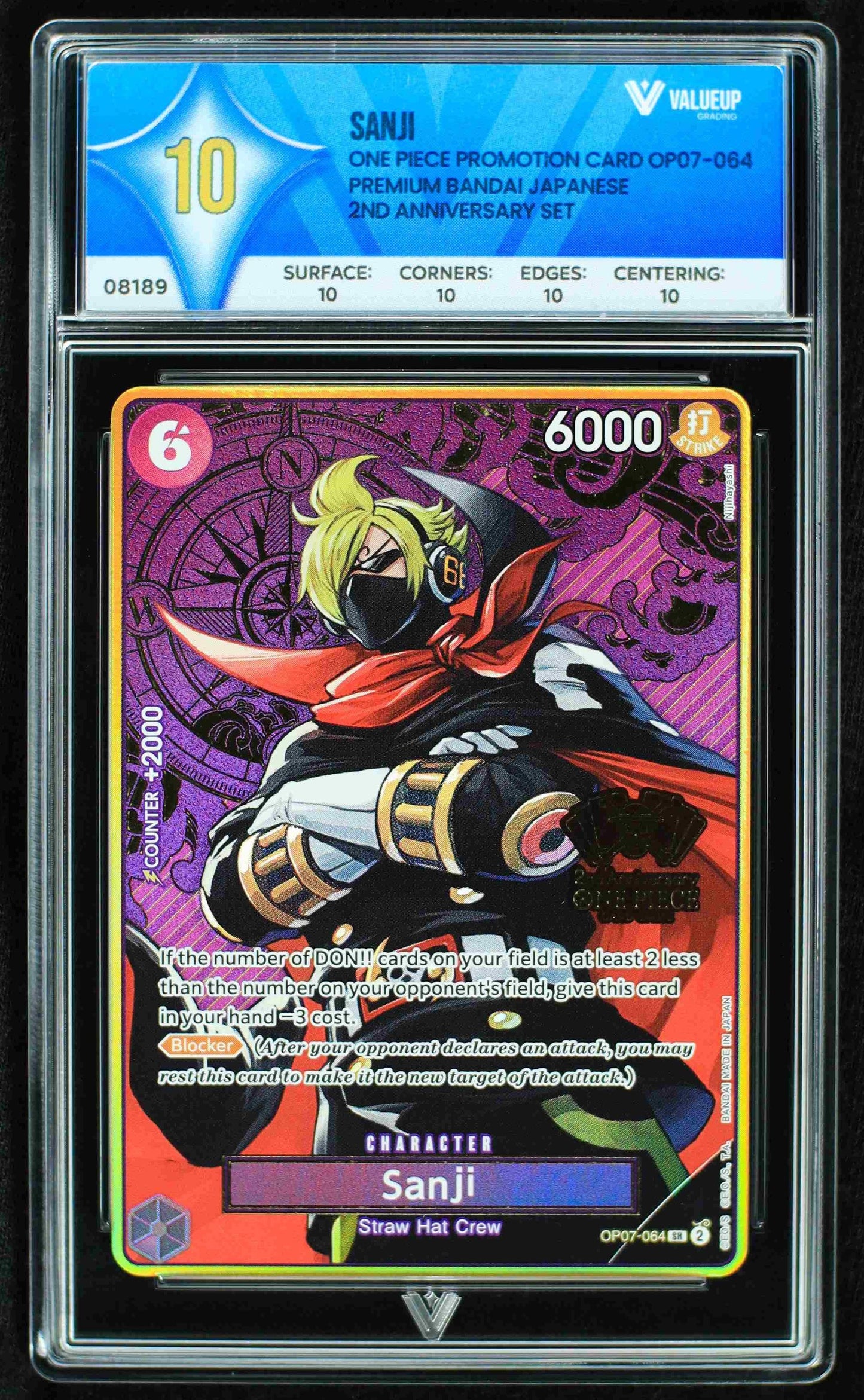 08189 SANJI Grading Card