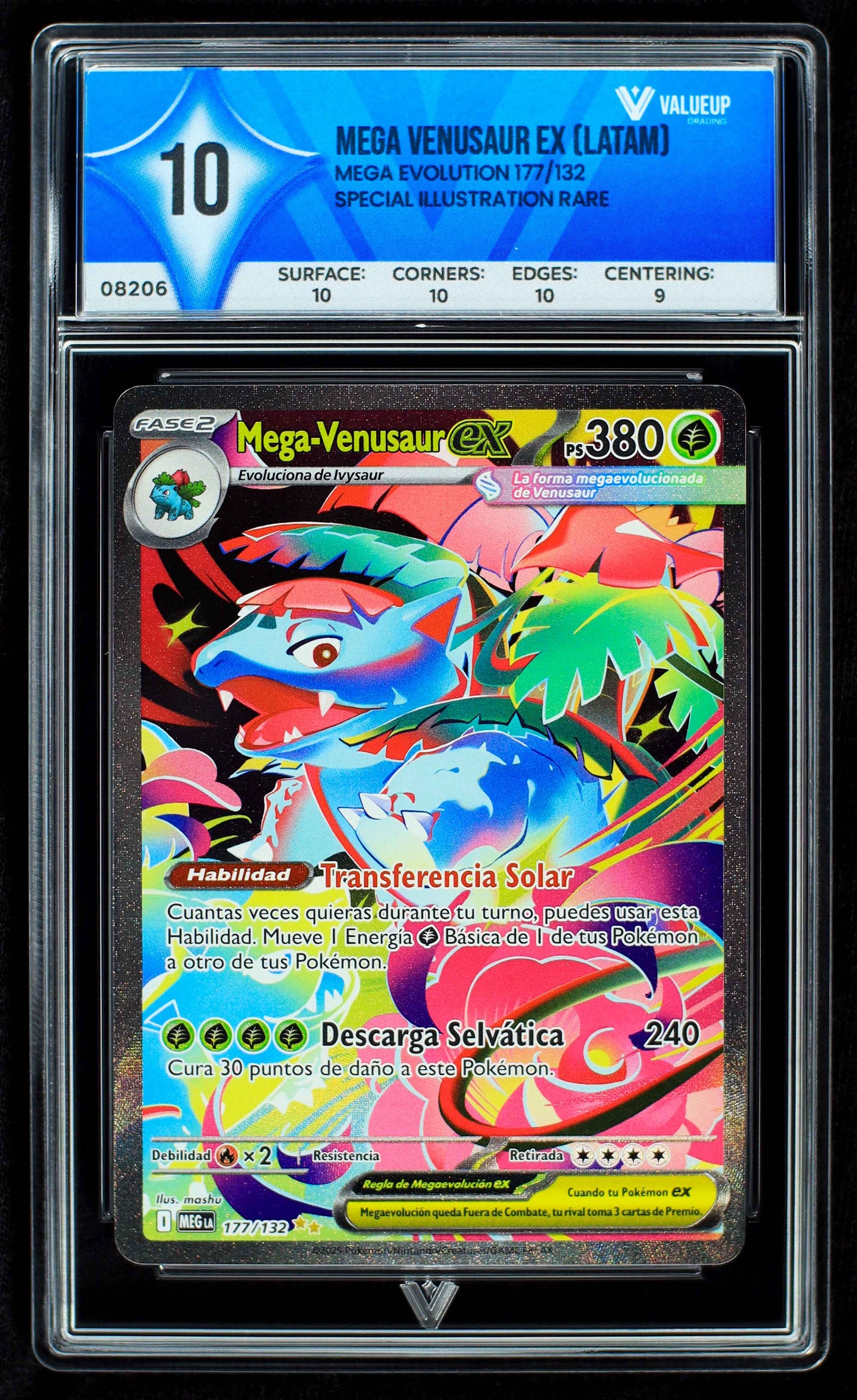 08206 MEGA VENUSAUR EX (LATAM) Grading Card