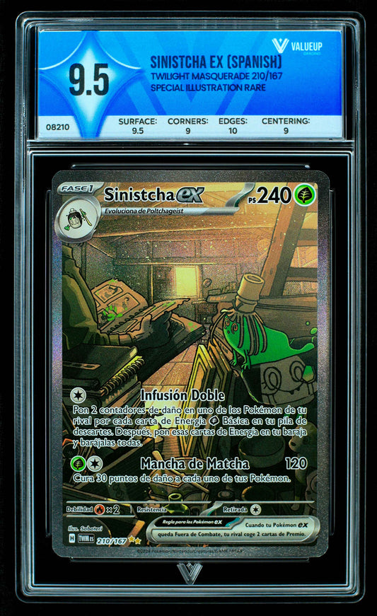 08210 SINISTCHA EX (SPANISH) Grading Card