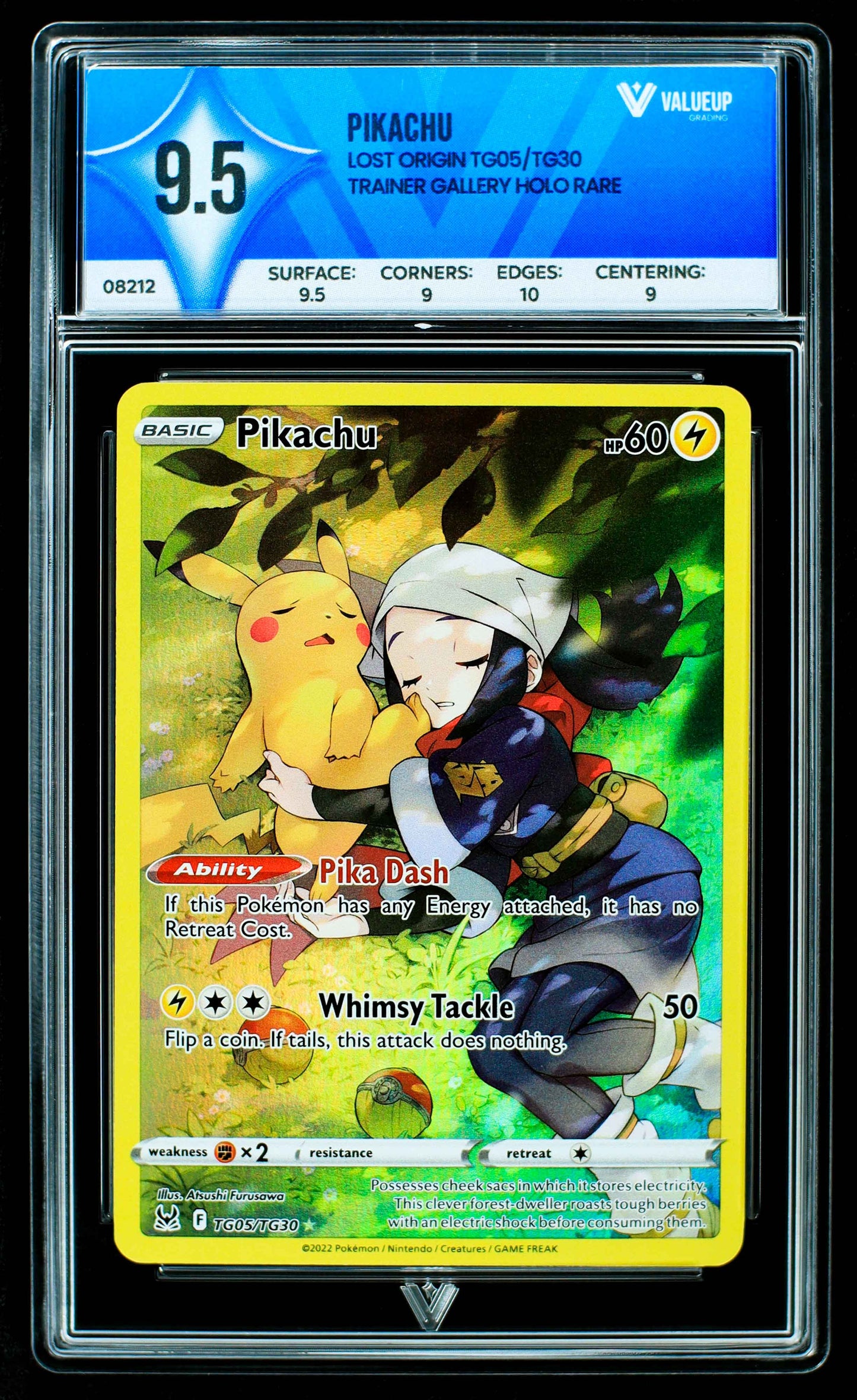 08212 PIKACHU Grading Card