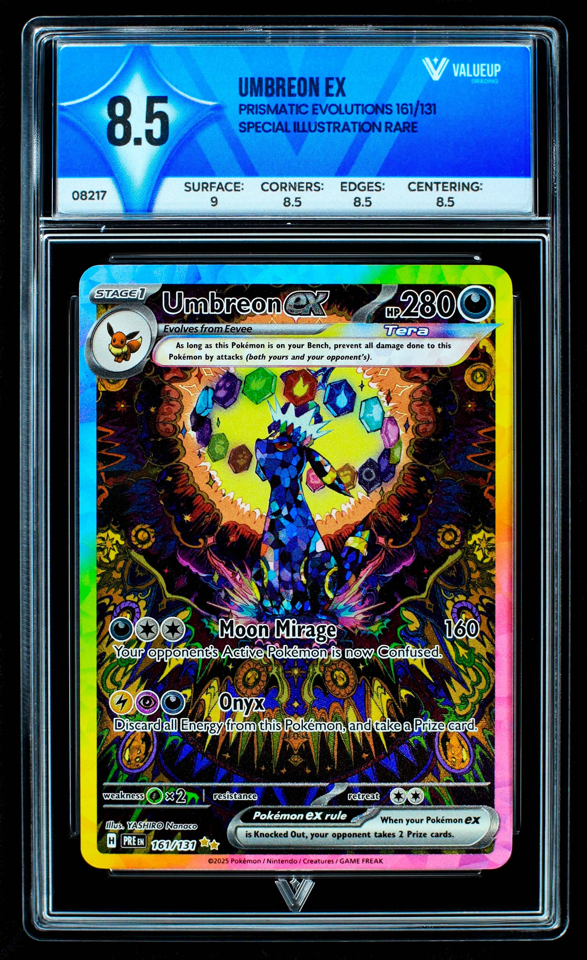 08217 UMBREON EX Grading Card