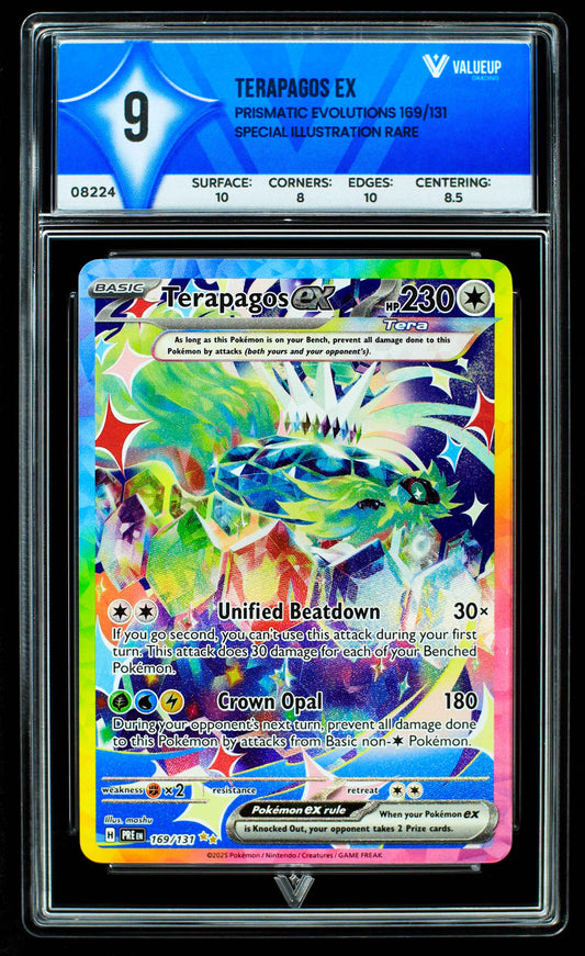 08224 TERAPAGOS EX Grading Card
