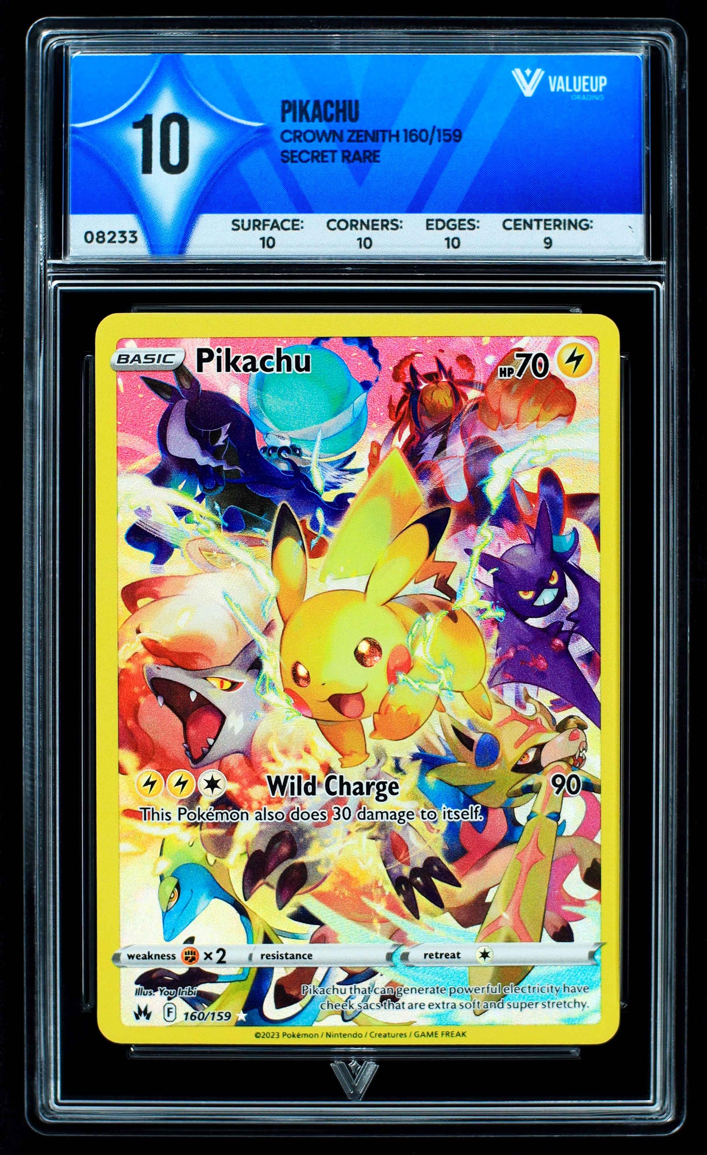 08233 PIKACHU Grading Card