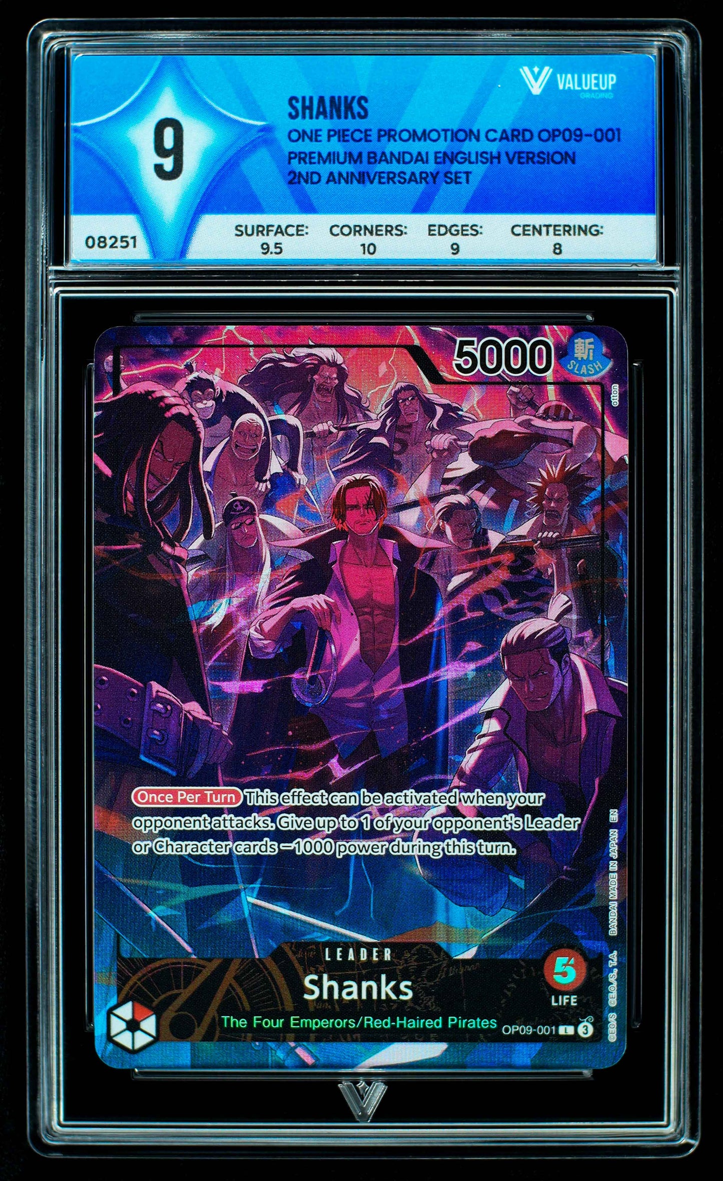 08251 SHNKS Grading Card