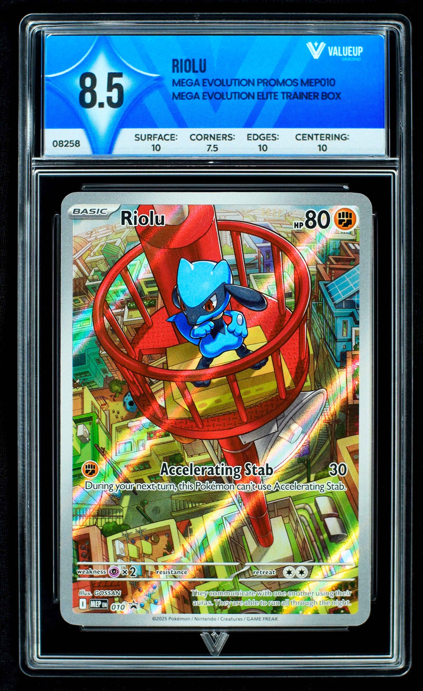 08258 RIOLU Grading Card