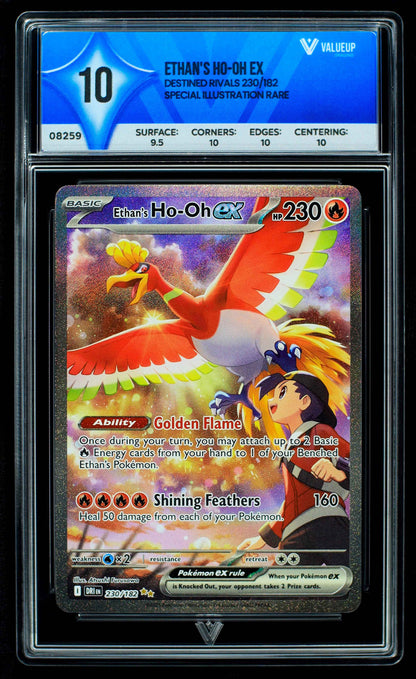 08259 ETHAN'S HO-OH EX Grading Card