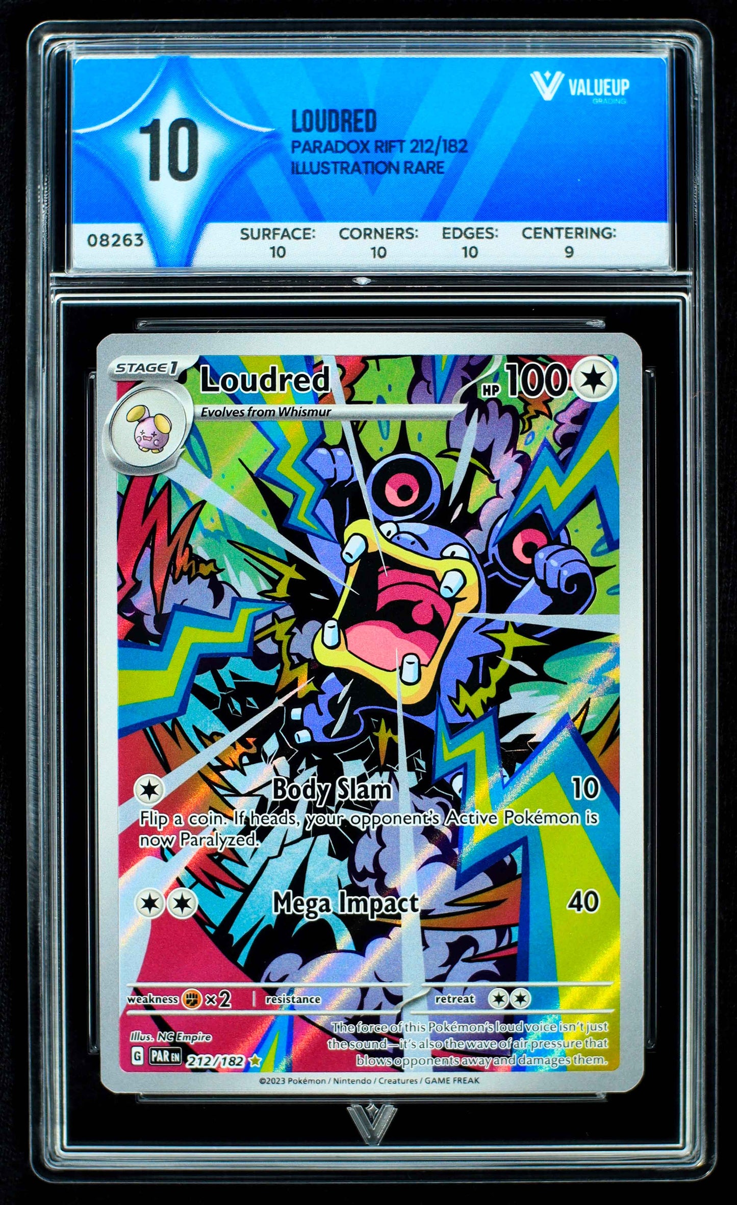 08263 LOUDRED Grading Card