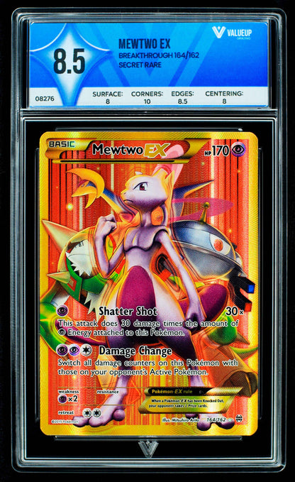 08276 MEWTWO EX Grading Card