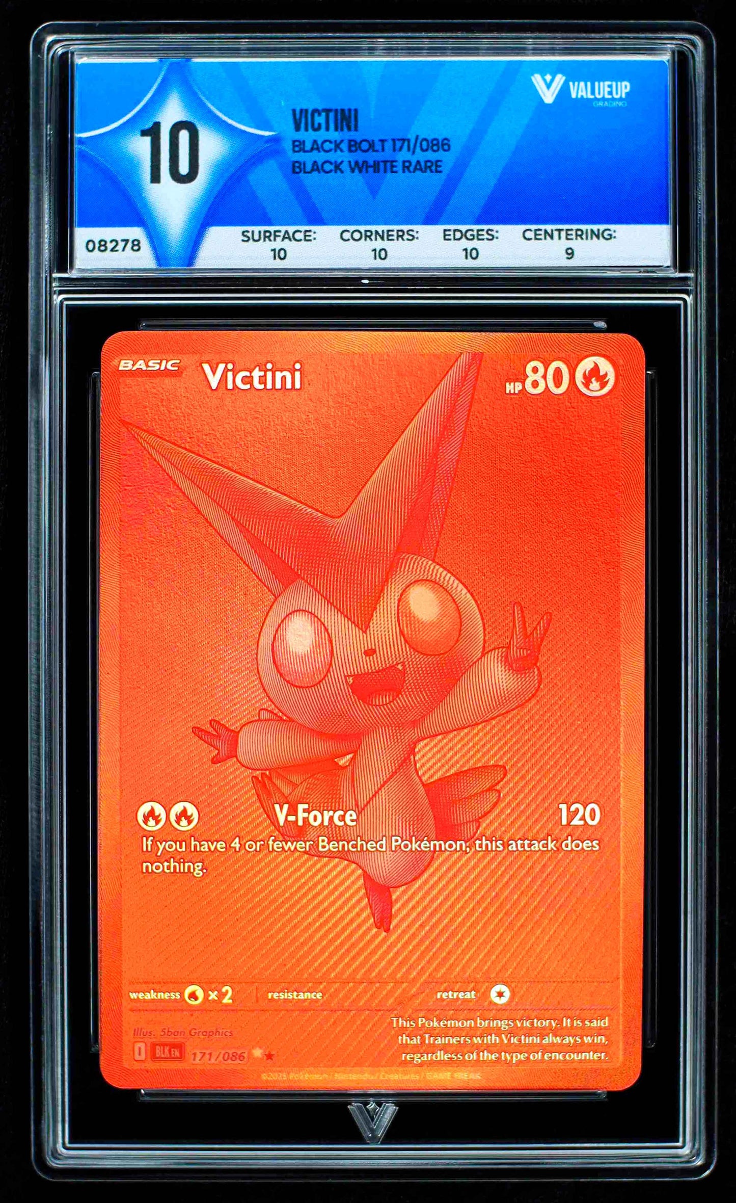 08278 VICTINI Grading Card