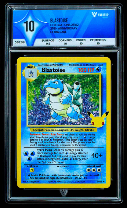 08289 BLASTOISE Grading Card