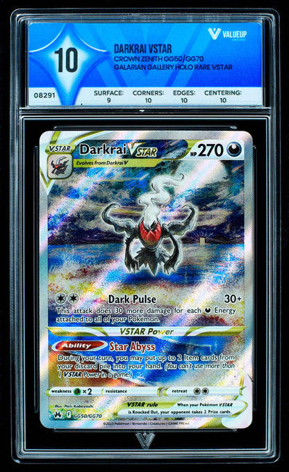 08291 DARKRAI VSTAR Grading Card