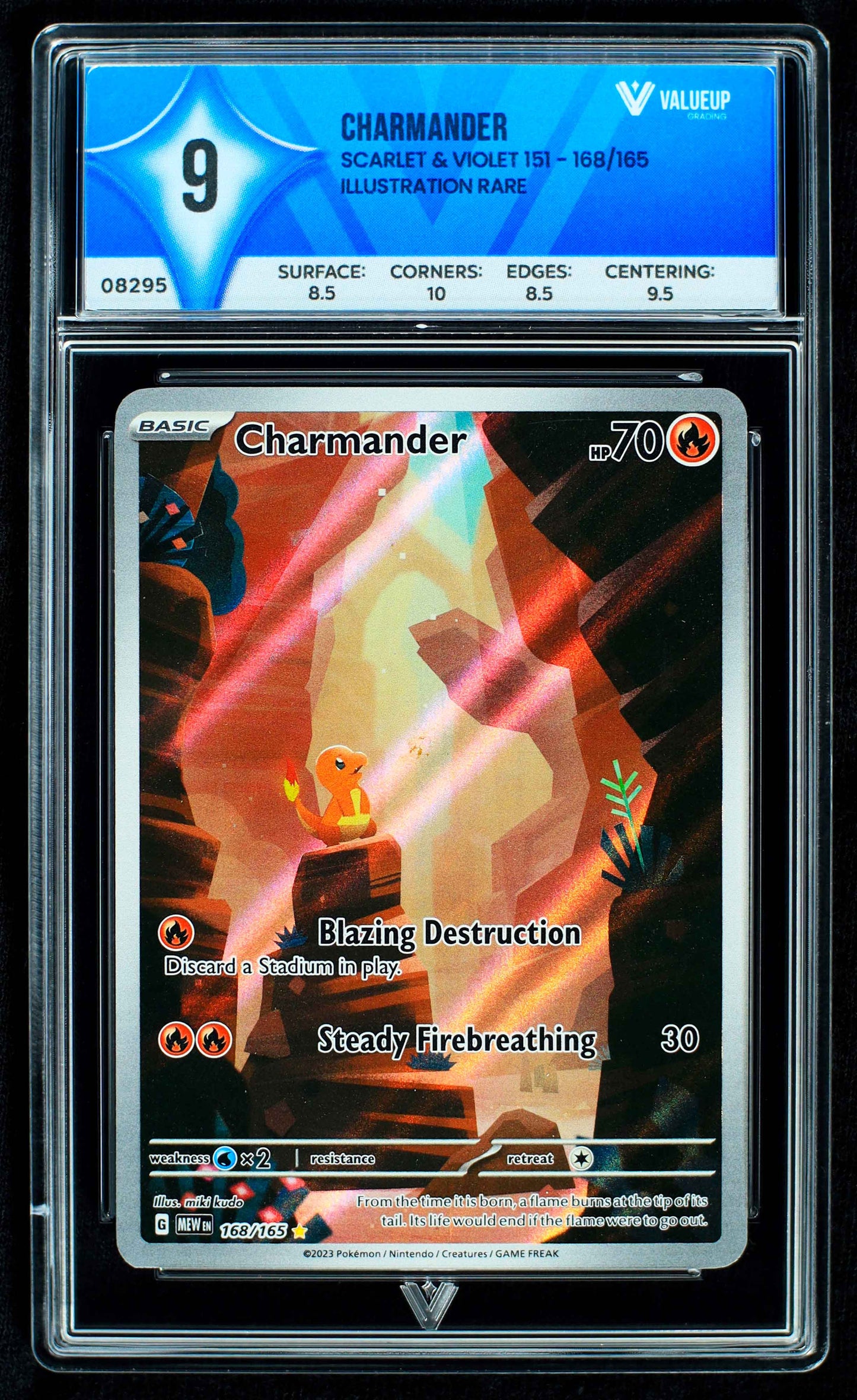 08295 CHARMANDER Grading Card