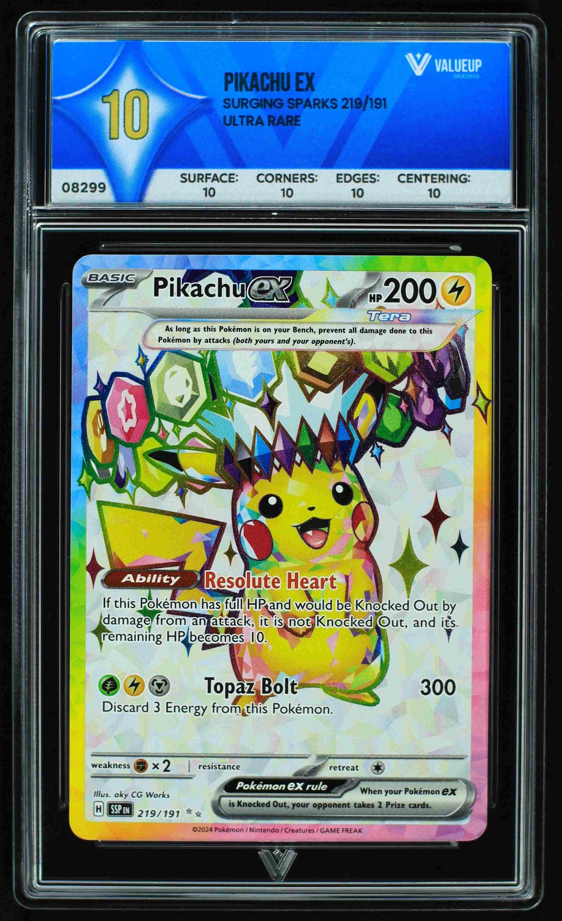 08299 PIKACHU EX Grading Card