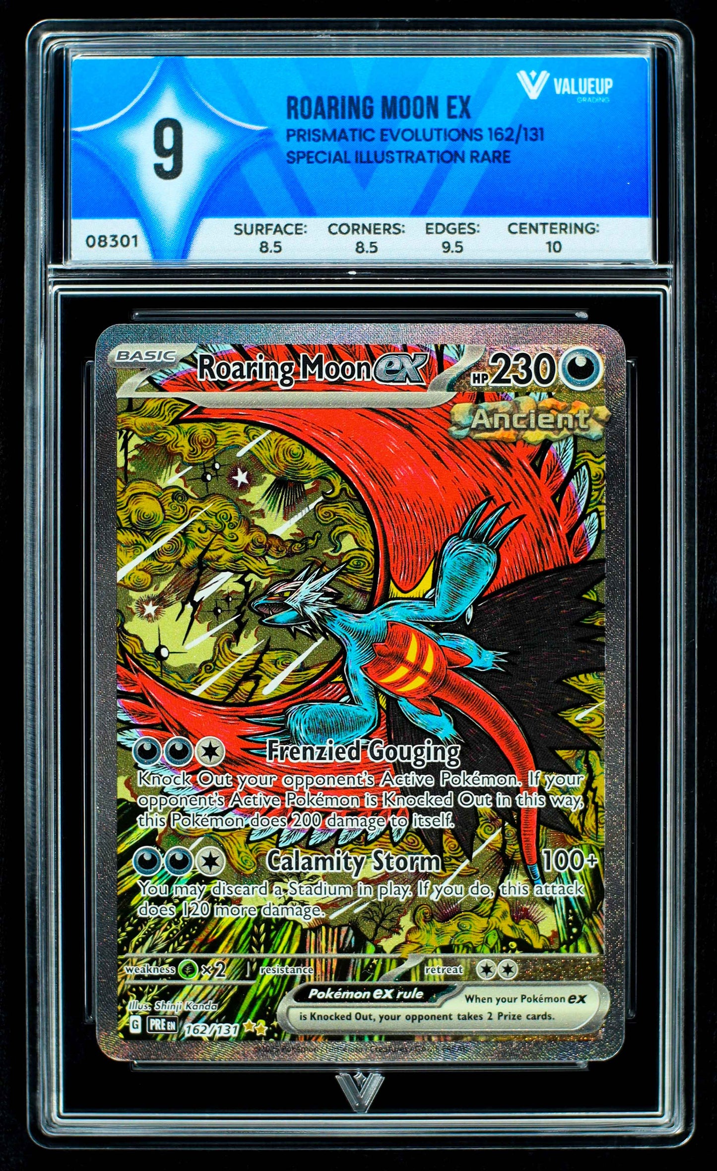 08301 ROARING MOON EX Grading Card