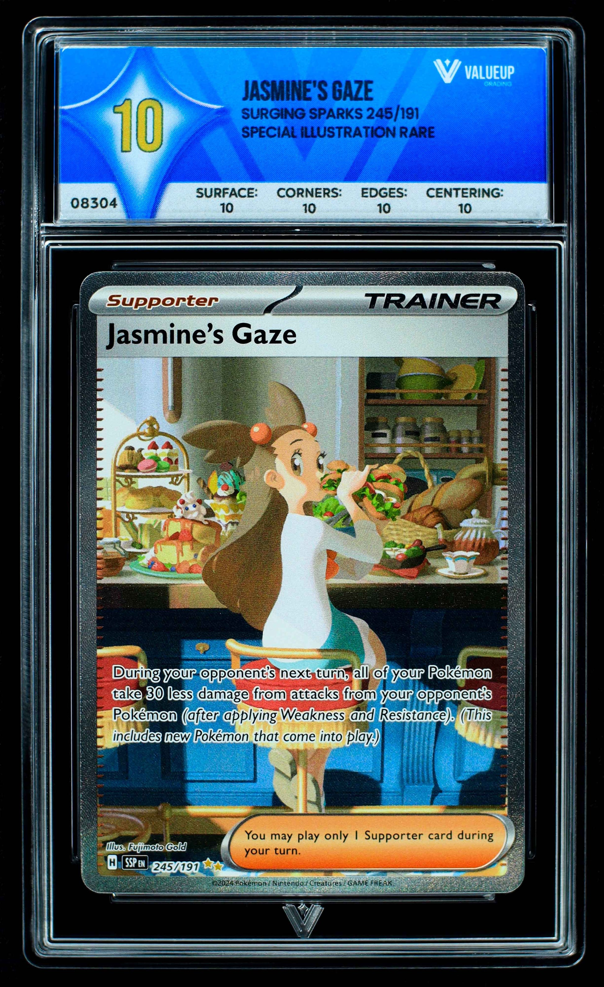 08304 JASMINE'S GAZE Grading Card