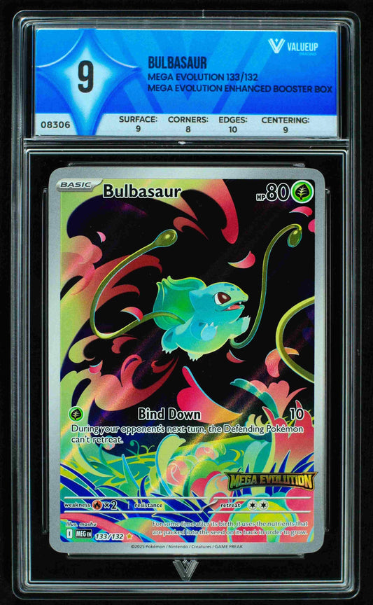 08306 BULBASAUR Grading Card