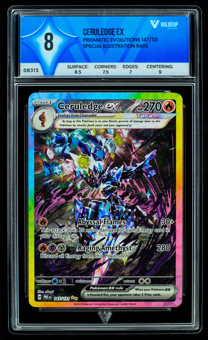 08313 CERULEDGE EX Grading Card