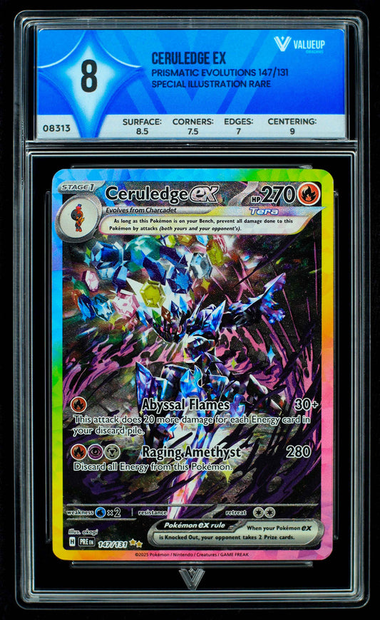 08313 CERULEDGE EX Grading Card