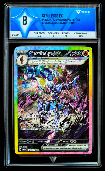 08314 CERULEDGE EX Grading Card