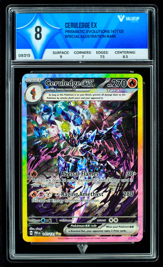 08315 CERULEDGE EX Grading Card