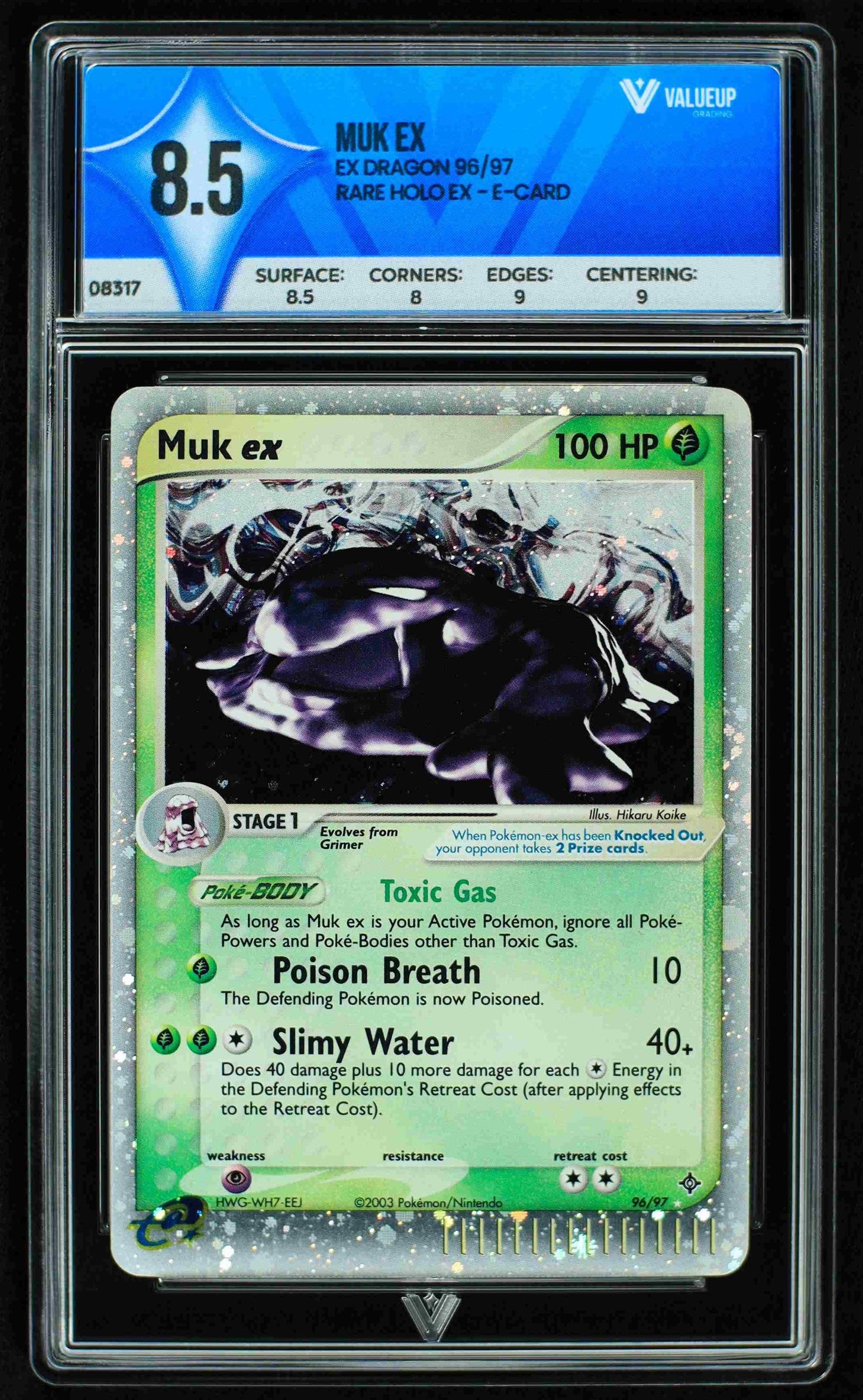 08317 MUK EX Grading Card
