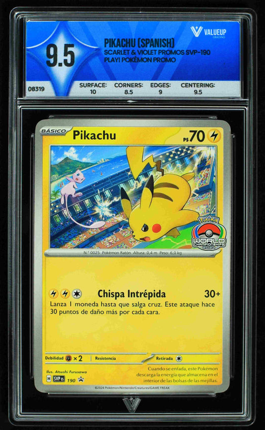 08319 PIKACHU (SPANISH) Grading Card