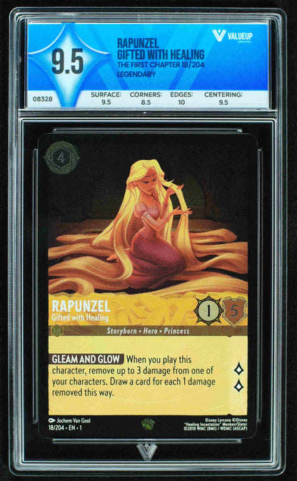 08328 RAPUNZEL - GIFTED WITH HEALING Grading Card