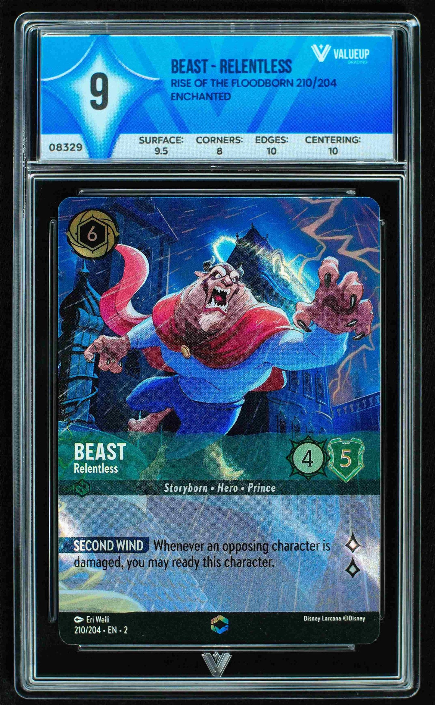 08329 BEAST - RELENTLESS Grading Card