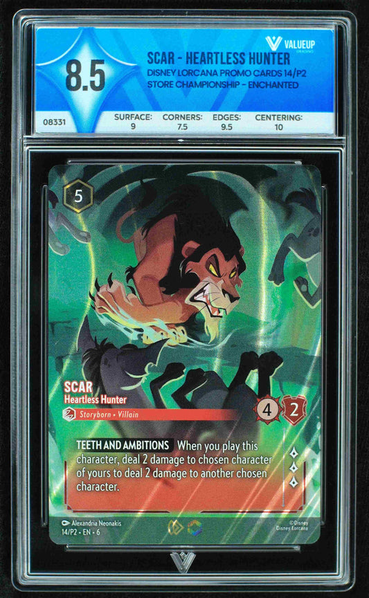 08331 SCAR - HEARTLESS HUNTER Grading Card
