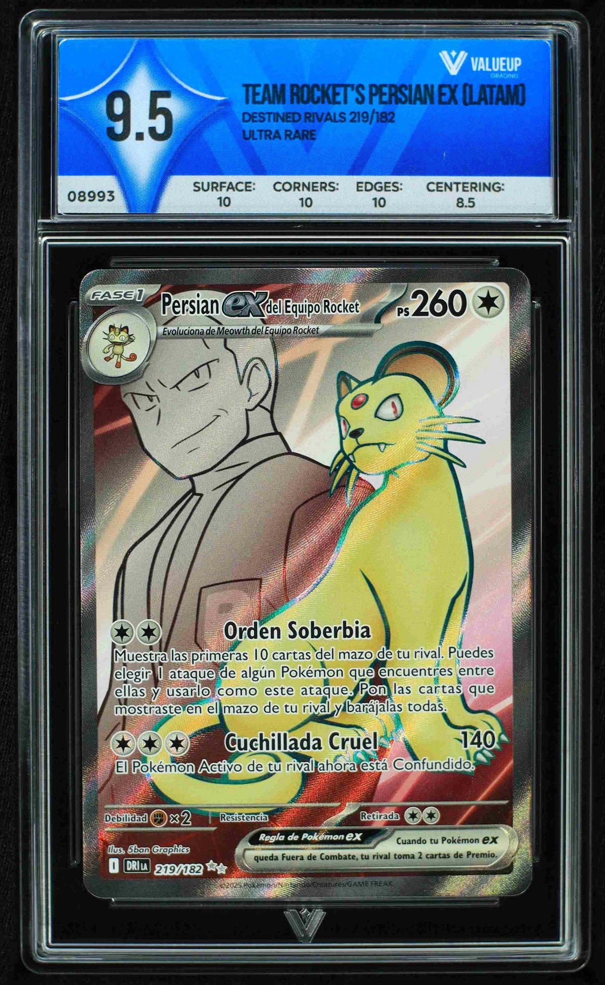 08993 TEAM ROCKET'S PERSIAN EX (LATAM)